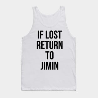 IF LOST RETURN TO JIMIN Tank Top